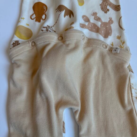 Goumi Zipper Footie Bamboo Organic Cotton Canyon Western Sleeper 12-18 months - Picture 13 of 14